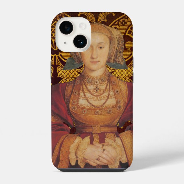 Coque iPhone Étui de téléphone Anne de Clèves Reine d'Angleterr (Verso)