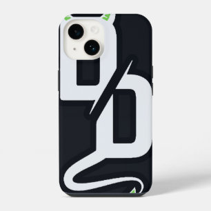 Coque Pour iPhone 14 Étui de téléphone autocollant Monogramme DD