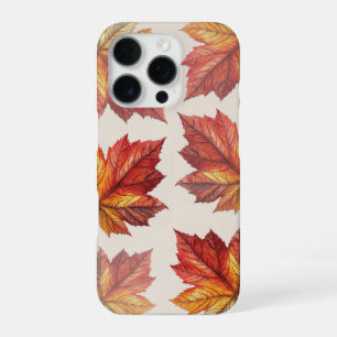 Coque iPhone 16 Pro Étui de téléphone automne chaud et cosy