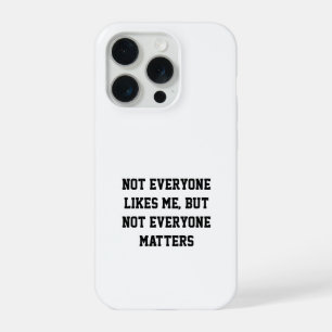 Coque iPhone 15 Pro Étui de téléphone avec citation d'attitude Tout le
