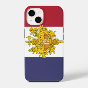 Coque Pour iPhone 14 Étui de téléphone avec drapeau de France