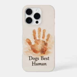 Coque iPhone 16 Pro Étui de téléphone avec empreinte de main peinte po