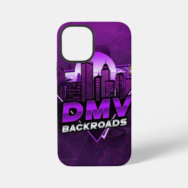 Coque iPhone Étui de téléphone avec fond de DMV Backroads (Verso)