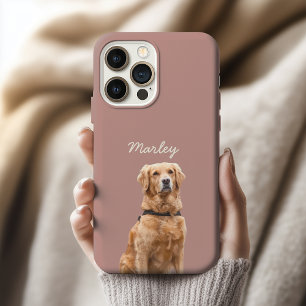 Coque iPhone 15 Pro Étui de téléphone avec photo de compagnie personna