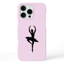 Étui de téléphone ballerine rose