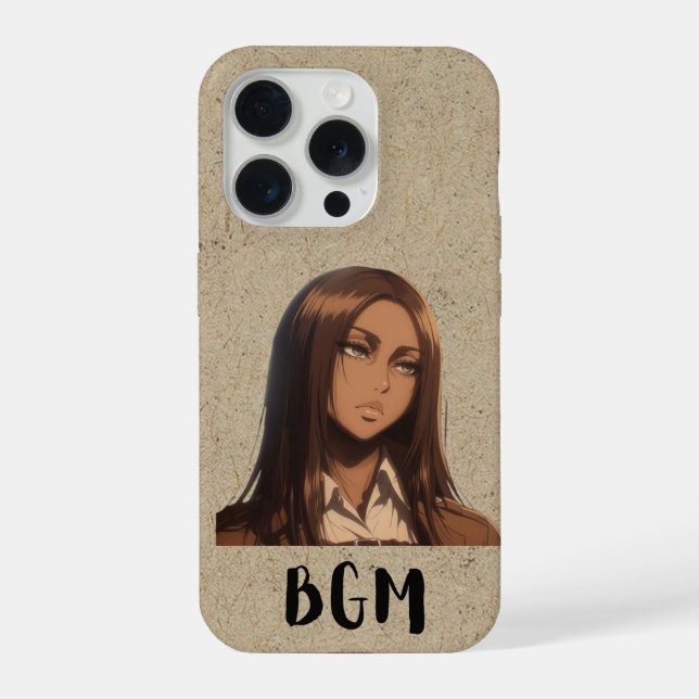 Coque iPhone Étui de téléphone BLACK GIRL MAGIC. (Verso)