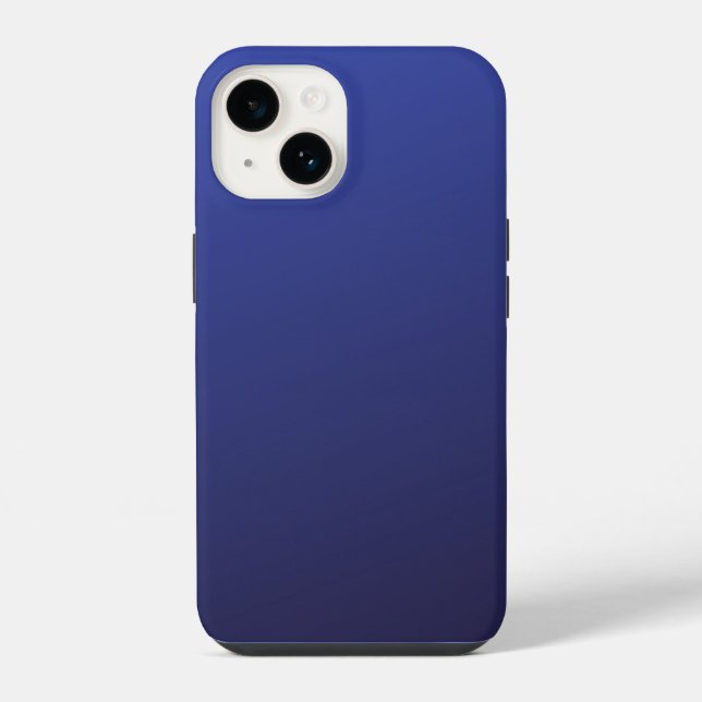 Coque iPhone Étui de téléphone bleu (Verso)