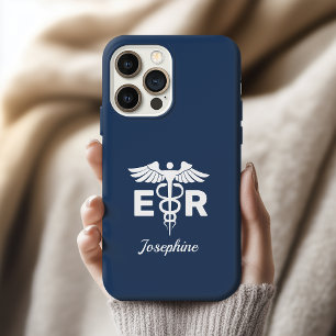Coque iPhone 15 Pro Étui de téléphone Caducée personnalisé pour infirm