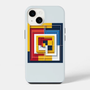 Coque Pour iPhone 14 Étui de téléphone carré géométrique abstrait moder