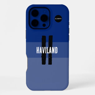 Coque iPhone 16 Pro Max Étui de téléphone cellulaire personnalisé 3 tons B