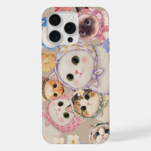 Coque iPhone 15 Pro Max Étui de téléphone Chaton Mignon Kawaii Esthétique