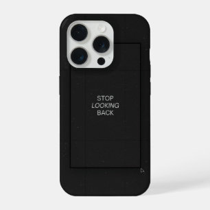 Coque iPhone 15 Pro Étui de téléphone citation esthétique noir minimal