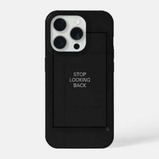Coque iPhone 15 Pro Étui de téléphone citation esthétique noir minimal