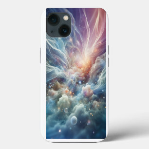 Etui iPhone 13 Étui de téléphone Cloud et Bulle Éthéré Rêveur Pas