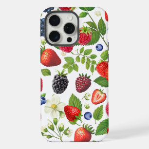 Coque iPhone 15 Pro Max Étui de téléphone Collage de Baies Mignonnes - Fra