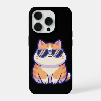 Coque iPhone 15 Pro Étui de téléphone Cool Cat – Protection élégante a