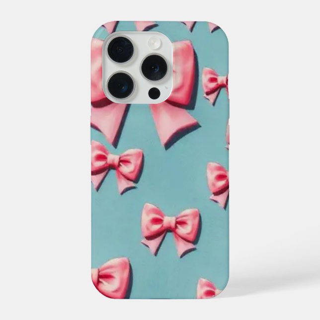 Coque iPhone Étui de téléphone Coquette Jusy pour iPhone, Rose  (Verso)