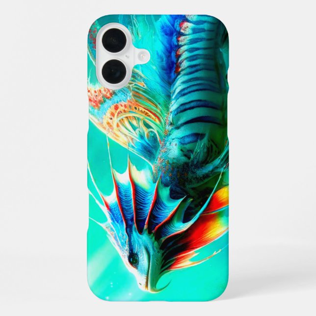 Coque iPhone Étui de téléphone créature artistique (Verso)