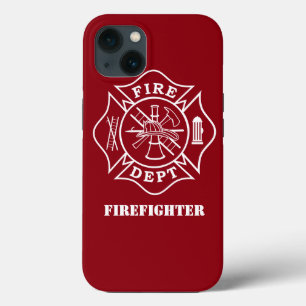 Etui iPhone 13 Étui de téléphone Croix de Malte de pompier