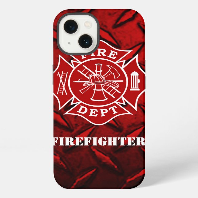 Coque iPhone Étui de téléphone Croix de Malte de pompier, Xtrem (Verso)