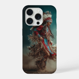 Coque iPhone 15 Pro Étui de téléphone danseur amérindien