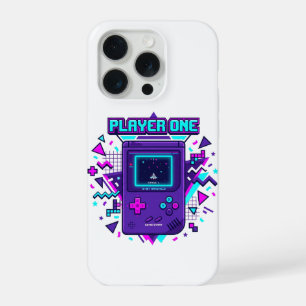 Coque iPhone 15 Pro Étui de téléphone de jeu de console vintage 90s