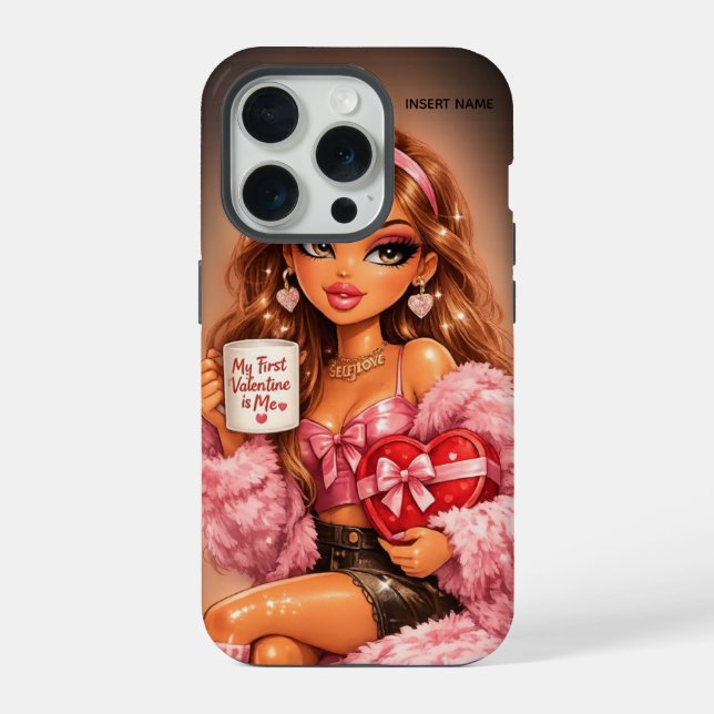 Coque iPhone Étui de téléphone de la Saint-Valentin pour l'amou (Verso)