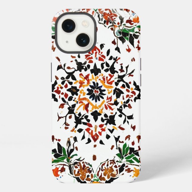 Coque iPhone étui de téléphone de style marocain (Verso)