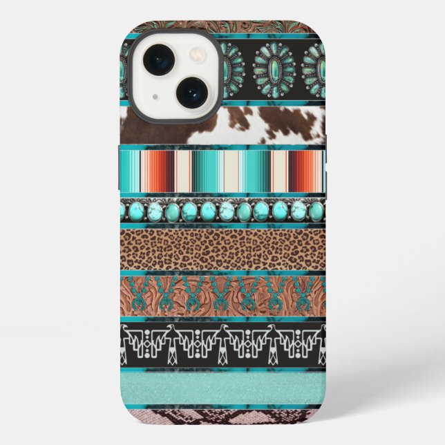 Coque iPhone Étui de téléphone de style occidental (Verso)