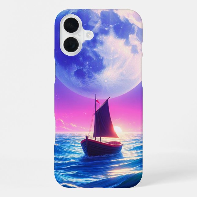 Coque iPhone Étui de téléphone de voile (Verso)