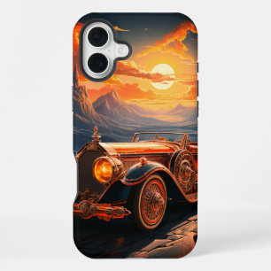 Coque iPhone 16 Plus Étui de téléphone de voiture artistique