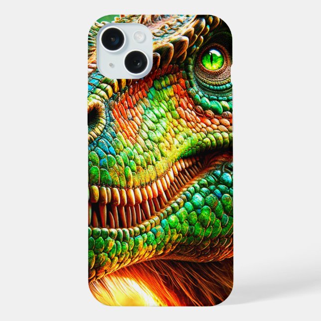Coque iPhone Étui de téléphone dinosaure (Verso)