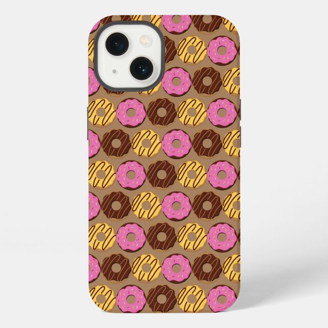 Coque iPhone Étui de téléphone Donuts (Verso)