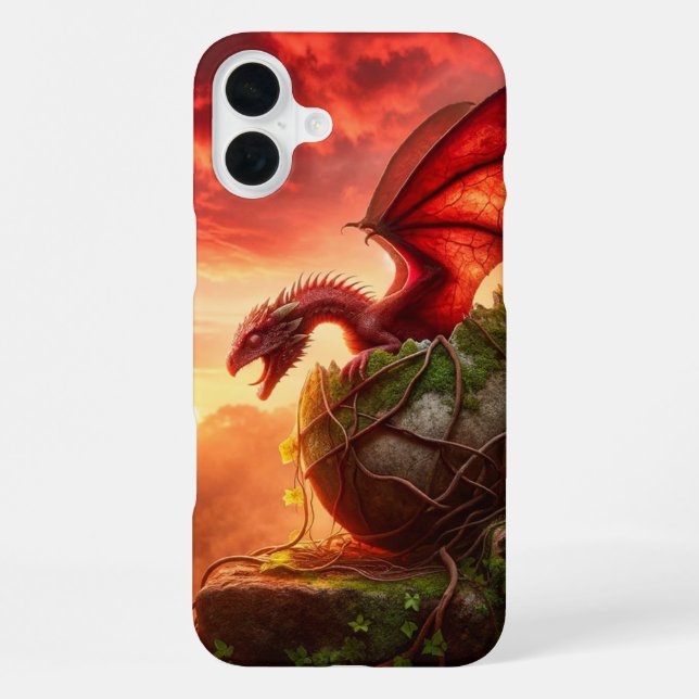 Coque iPhone Étui de téléphone Dragon (Verso)