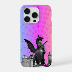 Coque iPhone 15 Pro Étui de téléphone Dragon Arc-en-Ciel