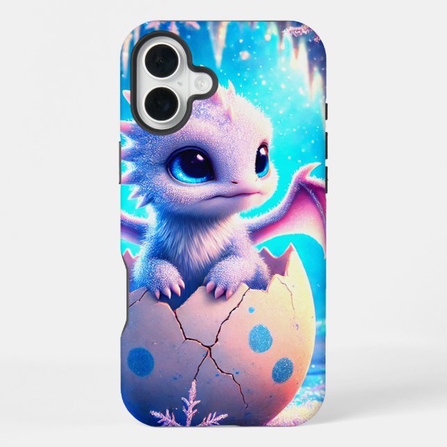 Coque iPhone Étui de téléphone Dragon Bébé (Verso)