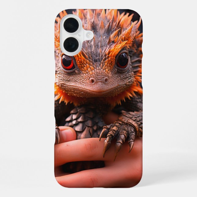 Coque iPhone Étui de téléphone Dragon Mignon (Verso)