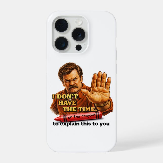 Coque iPhone Étui de téléphone drôle et sarcastique inspiré de  (Verso)