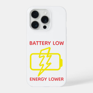 Coque iPhone 15 Pro Étui de téléphone drôle minimal d'avertissement de
