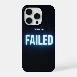 Coque iPhone 15 Pro Étui de téléphone Emotion a échoué Mème technologi