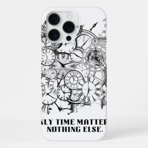 Coque iPhone 16 Pro Max Étui de téléphone en art d'horloge vintage - Conce