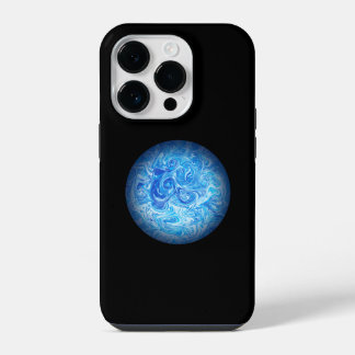 Coque Pour iPhone 14 Plus Étui de téléphone en art fluide Calm Tide