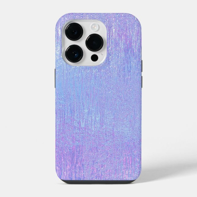 Coque iPhone Étui de téléphone en feuille iridescente (Verso)