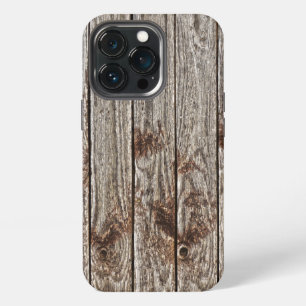 Etui iPhone 13 Pro étui de téléphone en planches de bois en détresse