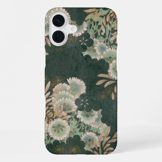 Coque iPhone Étui de téléphone Fleur de chrysanthème japonaise  (Verso)