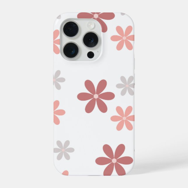 Coque iPhone Étui de téléphone Fleur mignonne (Verso)