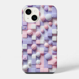 Coque Pour iPhone 14 Étui de téléphone floral rose Shabby Chic - Lavand