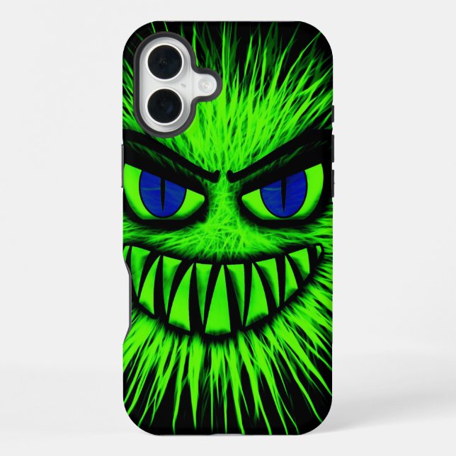 Coque iPhone Étui de téléphone Green Monster (Verso)