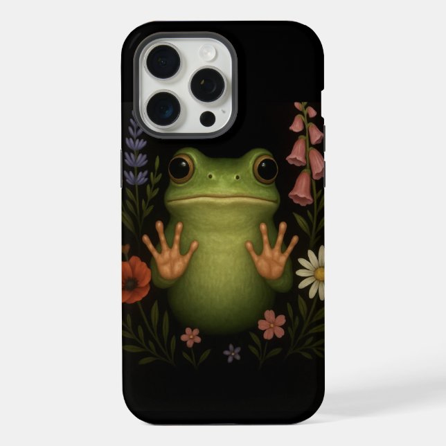 Coque iPhone Étui de téléphone grenouille (Verso)