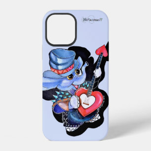 Coque iPhone 12 Étui de téléphone Guitare Metalphant Heart